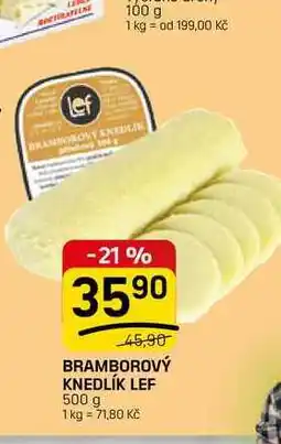 Flop BRAMBOROVÝ KNEDLÍK LEF nabídka