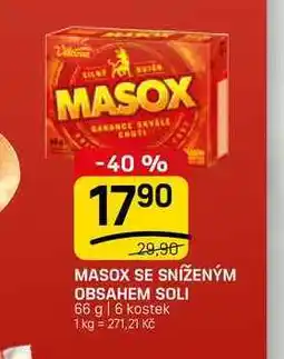 Flop MASOX SE SNIŽENÝM OBSAHEM SOLI nabídka
