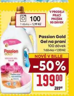 Billa Passion Gold Gel na praní 100 dávek nabídka