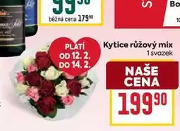 Billa Kytice růžový mix 1 svazek nabídka