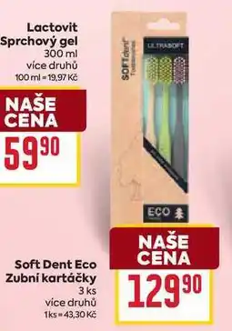 Billa Soft Dent Eco Zubní kartáčky 3 ks nabídka