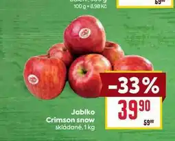 Billa Jablko Crimson snow skládané nabídka