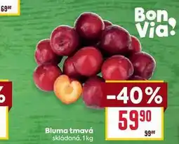 Billa Bluma tmavá skládaná nabídka