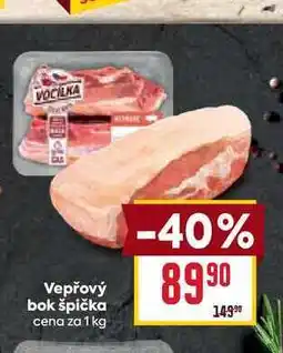 Billa Vepřový bok špička cena za nabídka