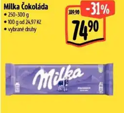 Albert Milka Čokoláda nabídka