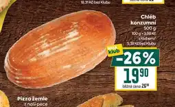 Billa Chléb konzumní nabídka