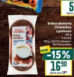 Billa Srdce domova Chlebíčky s polevou nabídka