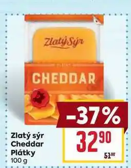 Billa Zlatý sýr Cheddar Plátky nabídka