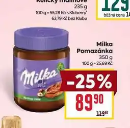 Billa Milka Pomazánka nabídka