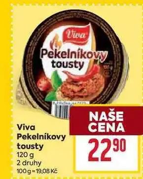 Billa Viva Pekelníkovy tousty nabídka