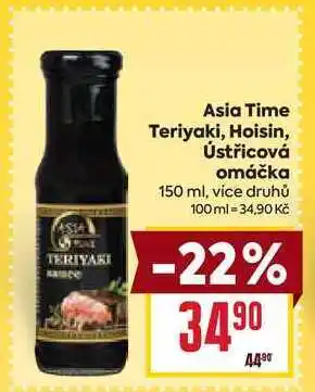 Billa Asia Time Teriyaki, Hoisin, Ústřicová omáčka nabídka
