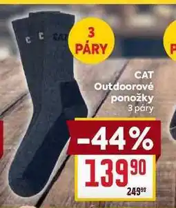 Billa CAT Outdoorové ponožky 3 páry nabídka