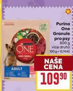 Billa Purina One Granule pro psy nabídka