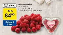 Tesco Daifressh Maliny, 170 g, balené nabídka