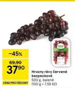 Tesco Hrozny révy červené bezpeckové nabídka