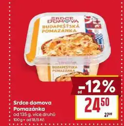 Billa Srdce domova Pomazánka od nabídka