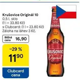 Tesco Krušovice Originál 10 nabídka