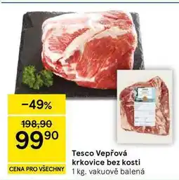 Tesco Tesco Vepřová krkovice bez kosti nabídka
