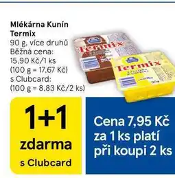 Tesco Mlékárna Kunín Termix nabídka