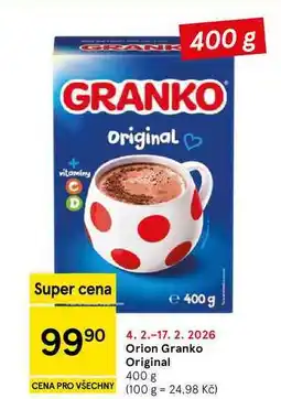 Tesco Orion Granko Original nabídka