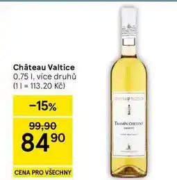 Tesco Château Valtice, 0.75 I, více druhů nabídka