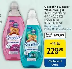 Tesco Coccolino Wonder Wash Prací gel, 37 PD, dva druhy nabídka