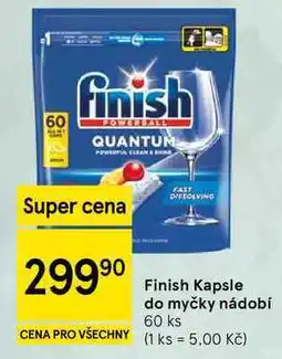 Tesco Finish Kapsle do myčky nádobí, 60 ks nabídka