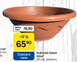 Tesco Květináč Odett misa, 30 cm. plastový nabídka