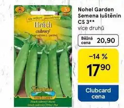 Tesco Nohel Garden Semena luštěnin CS 3, více druhů nabídka
