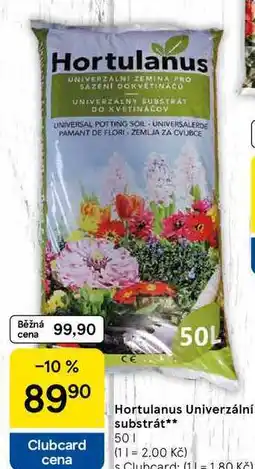 Tesco Hortulanus Univerzální substrát nabídka