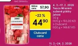 Tesco Tesco Mrazem sušené plátky jahod nabídka