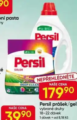 Hruška Persil prášek/gel vybrané druhy 18-22 dávek nabídka
