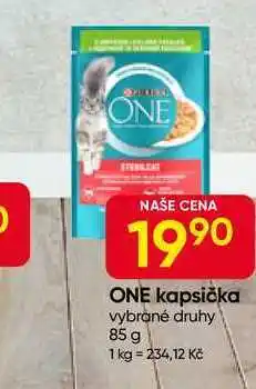 Hruška PURINA ONE kapsička vybrané druhy nabídka