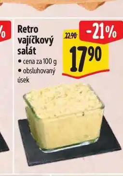 Albert Retro vajíčkový salát nabídka