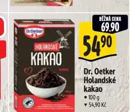 Albert Dr. Oetker Holandské kakao nabídka