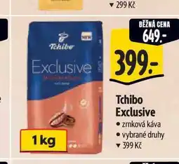 Albert Tchibo Exclusive zrnková káva nabídka