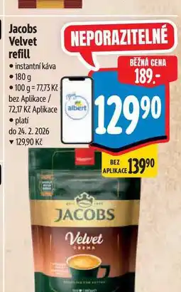 Albert Jacobs Velvet refill nabídka