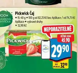 Albert Pickwick Čaj nabídka