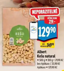 Albert Albert Kešu natural nabídka