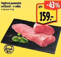 Albert Vepřová panenská svíčková - v celku nabídka