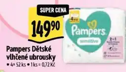 Albert Pampers Dětské vlhčené ubrousky nabídka