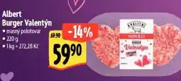 Albert Albert Burger Valentýn nabídka