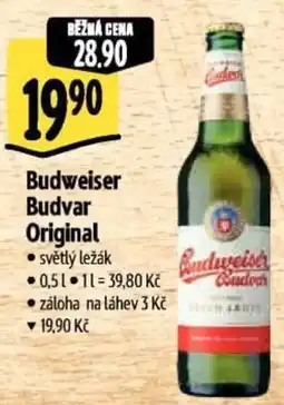 Albert Budweiser Budvar Original nabídka