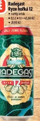 Albert Radegast Ryze hořká 12 nabídka