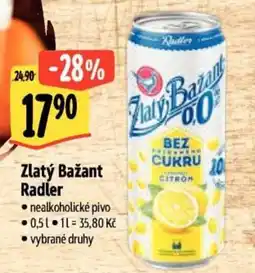 Albert Zlatý Bažant Radler nabídka