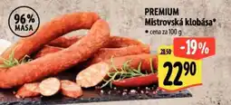 Albert PREMIUM Mistrovská klobása nabídka