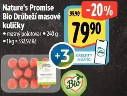 Albert Nature's Promise Bio Drůbeží masové kuličky nabídka