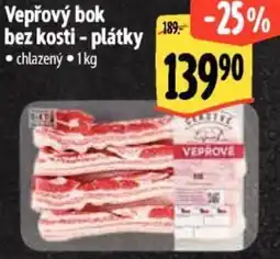 Albert Vepřový bok bez kosti - plátky nabídka
