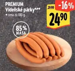 Albert PREMIUM Vídeňské párky nabídka