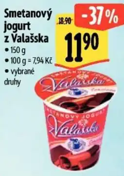 Albert Smetanový jogurt z Valašska nabídka
